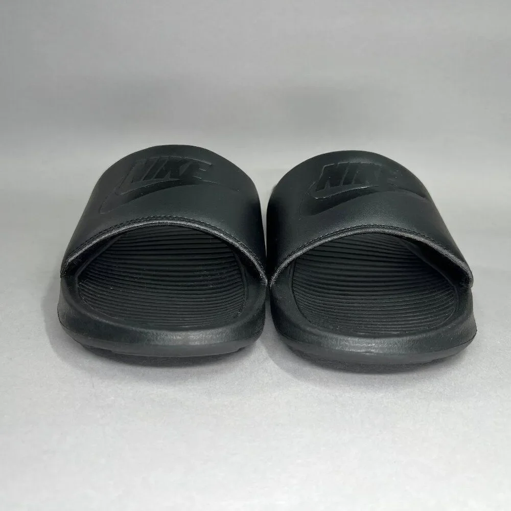 Nike Victori One Sandals Men's Size 8 Black Running Recovery Summer Beach Slides